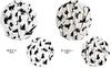 Quintet Black Cat Print Long Sleeve Made in Size White Men's Shirt, Casual, Japan, XL, (Product Code 01-78737)