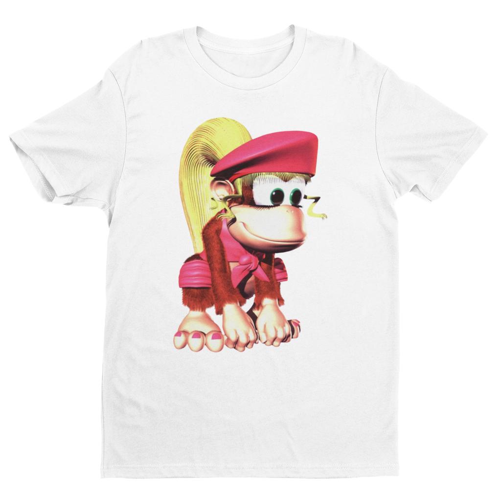 Dixie DKC2 Retro Arcade Premium Unisex T-shirt Character Art Gifts Gamers