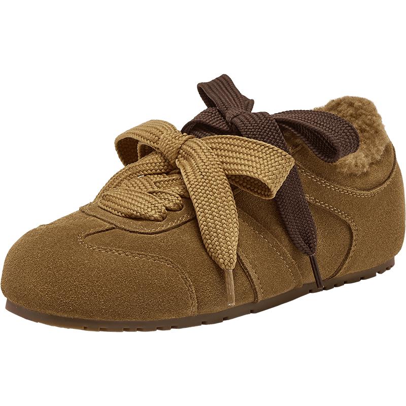 Baishitu Women s Retro German Trainer Casual Shoes 36