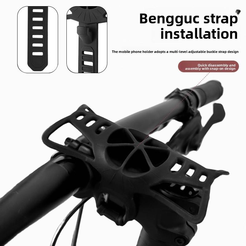 Fahrrad Handyhalterung Silikonmaterial Universelles Fahrradzubehör Für Straßen- Und Mountainbiking