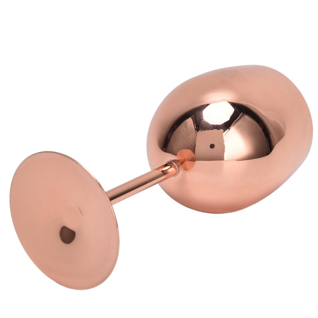 350ml Red Wine Glass Stainless Steel Goblet Titanize Cocktail Champagne Glass for Kitchen Party Bar