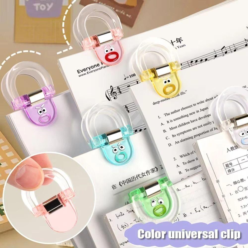 10 sztuk Plastikowy Klips do Stron Strong Clip Niewidoczna Nóżka Klips Skracający Dokumenty Oprawa