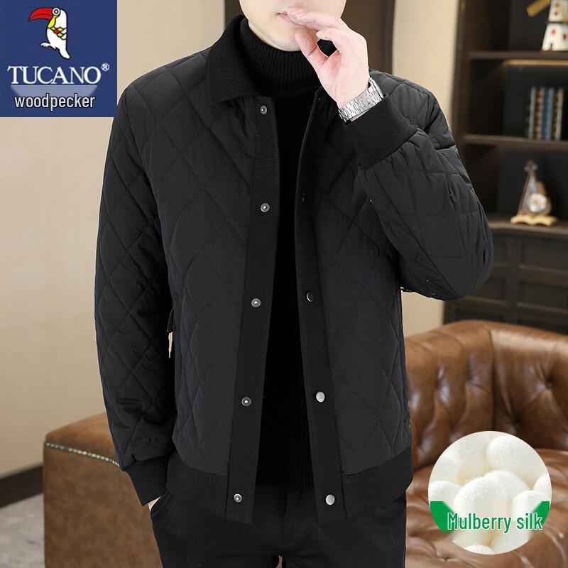 TUCANO Men's Winter Silk-Filled Padded Jacket