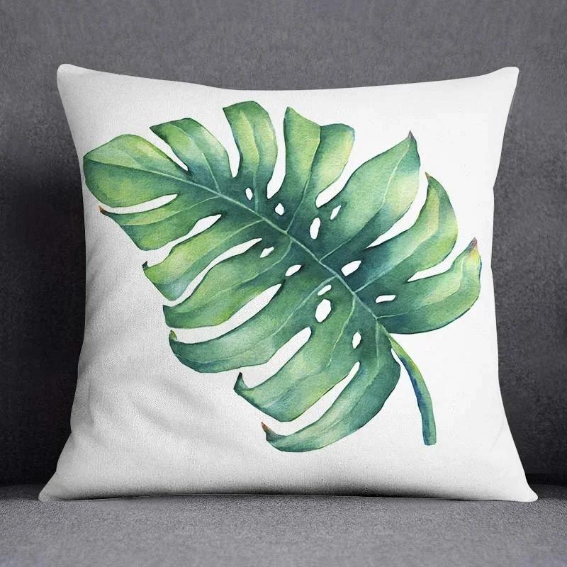 Office Living Room Home Pillowcase Flower and Sunflower Pattern Pillowcase Car Ornaments