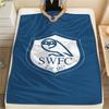 1 szt. Koc flanelowy z nadrukiem Sheffield Wednesday Football Club, Wysokiej jakości, na wszystkie pory roku, Wystrój domu, Ciepło i komfort, Idealny na prezenty świąteczne