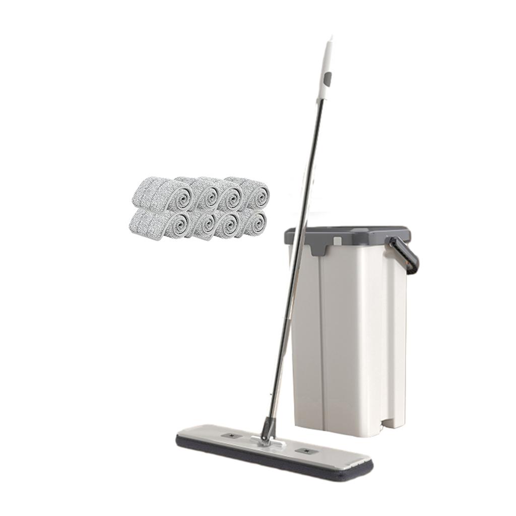 Household Large Flat Mop Floor With Bucket,360° Rotatable Cleaning Mop for Wash Floor,Home Labor-Saving Mopping Tool for Kitchen