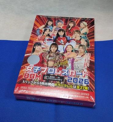 BBM 2026 Womens Pro Wrestling Cards Factory Sealed Box Gift Japan