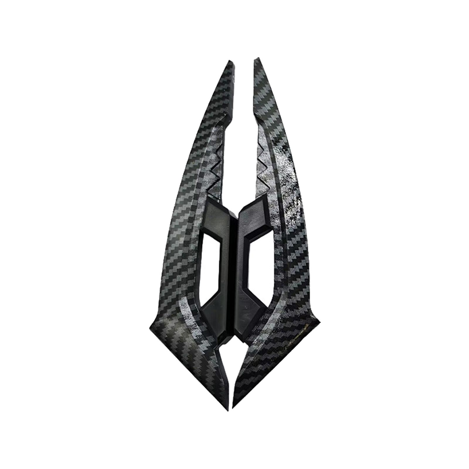 

Фиксированное ветровое крыло для мотоцикла, 2 шт., Аэродинамический передний боковой спойлер-винглеты, Подходит для большинства электровелосипедов и скутеров