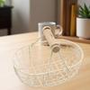 1Pcs Retro Style Storage Basket Iron Household Kitchen Organizer Decorative Fruit Bread Container Desktop Organizer for Home