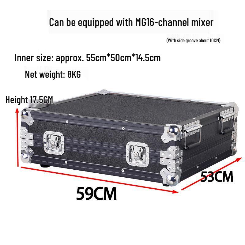 Soundcraft MG12 Mixer Flight Case for 16-Channel Audio & Lighting Console
