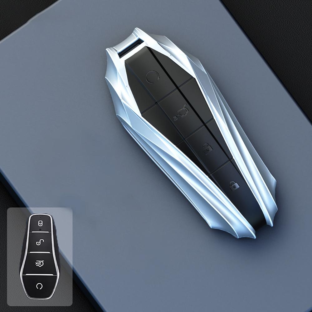 Zinc Alloy Car Key Case Cover For Byd Song Pro Plus Max Dmi Ev Seal Dolphin Remote Control Key Auto Accessories