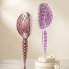Vented Hair Brush Portable Anti-static Thin Thick Curly Long Wet Dry Hair Paddle Brush Scalp Massage Hair Styling Detangling Comb