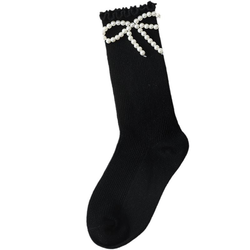 Pearl Girls Japanese Lace Cute Children's Socks - Spring & Autumn Lolita Princess Style