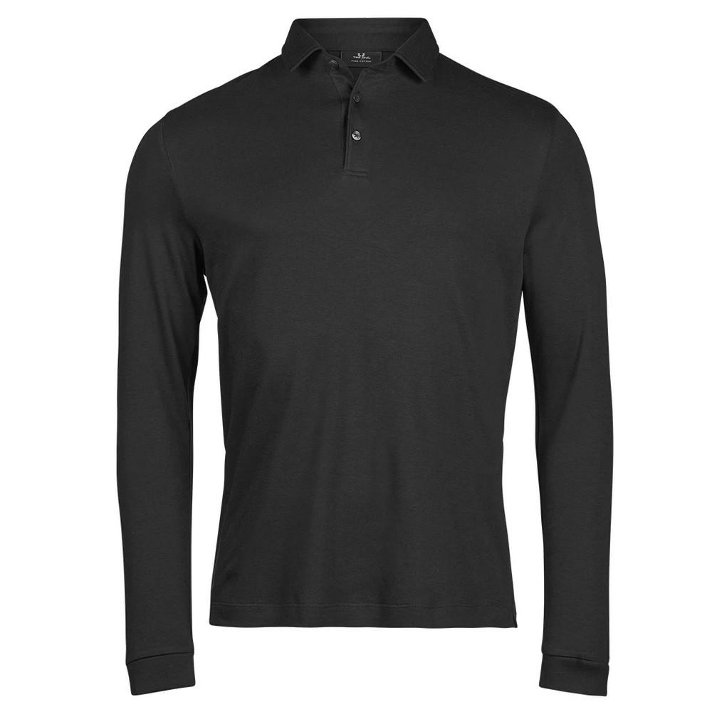 Tee Jays Mens Prima Long-Sleeved Polo Shirt