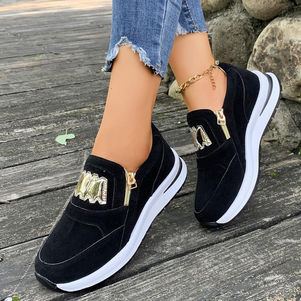 Fashion 2025 New Women Sneakers Casual Breathable Fashion Sneakers Women Anti-slip Slip On Platform Outdoor Slip On Shoes Women