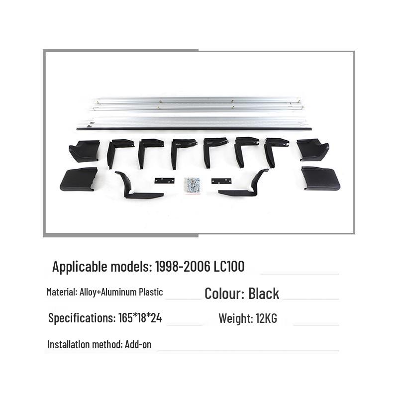 Compatible with 1998-2006 FJ100J Land Cruiser LC100 Running Board Pedal.