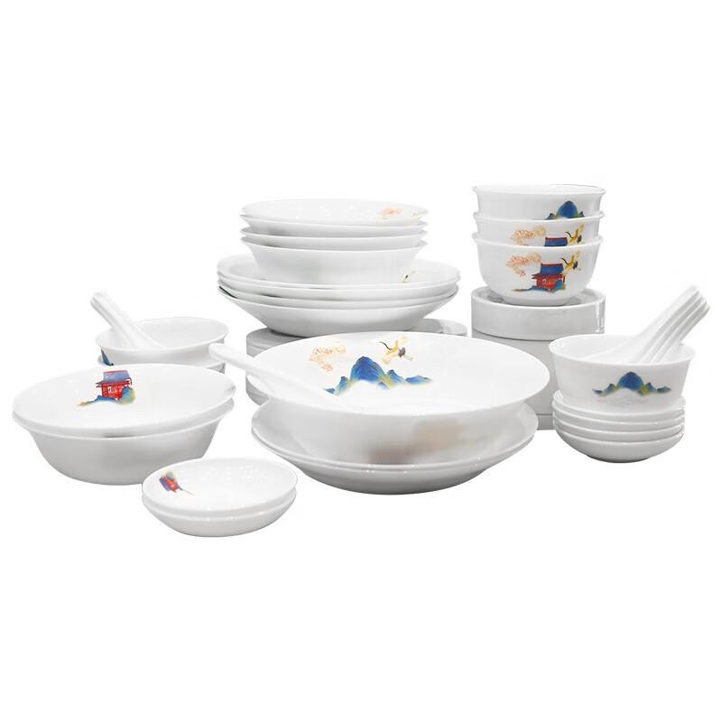 Corning Prosperous Harmony 32-Piece Dinnerware Set