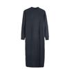 Elegant Autumn Knit Sweater Dress for Women Casual Solid Color Long Maxi Dress