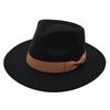 Top Hat Jazz Hat Men'S And Women'S Plush Felt Hat Premium Wool Hat Bow