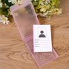 1pcs Waterproof Transparent Card Holder Plastic Card Id Badge Holders Case To Protect Credit Cards Card Protector Cardholder