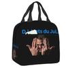 Custom Rapper Music Jul Insulated Lunch Tote Bag for Women Portable Thermal Cooler Food Lunch Box Work School Travel