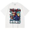 230 Gsm 100% Cotton Jujutsu Kaisen V50 Yuji Print Unisex Heavy Cotton T Shirt