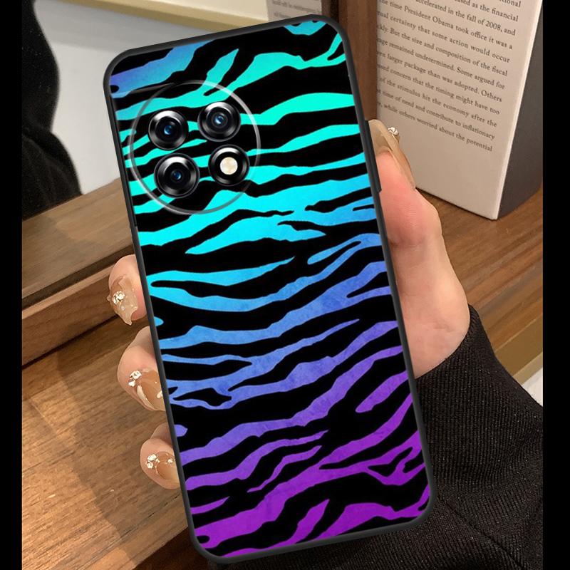 Zebra Skin Case For OnePlus Nord 5 CE 2 3 4 Lite N20 N30 OnePlus 15 R 13R 12R 10T 13T 10 11 12 13 Cover