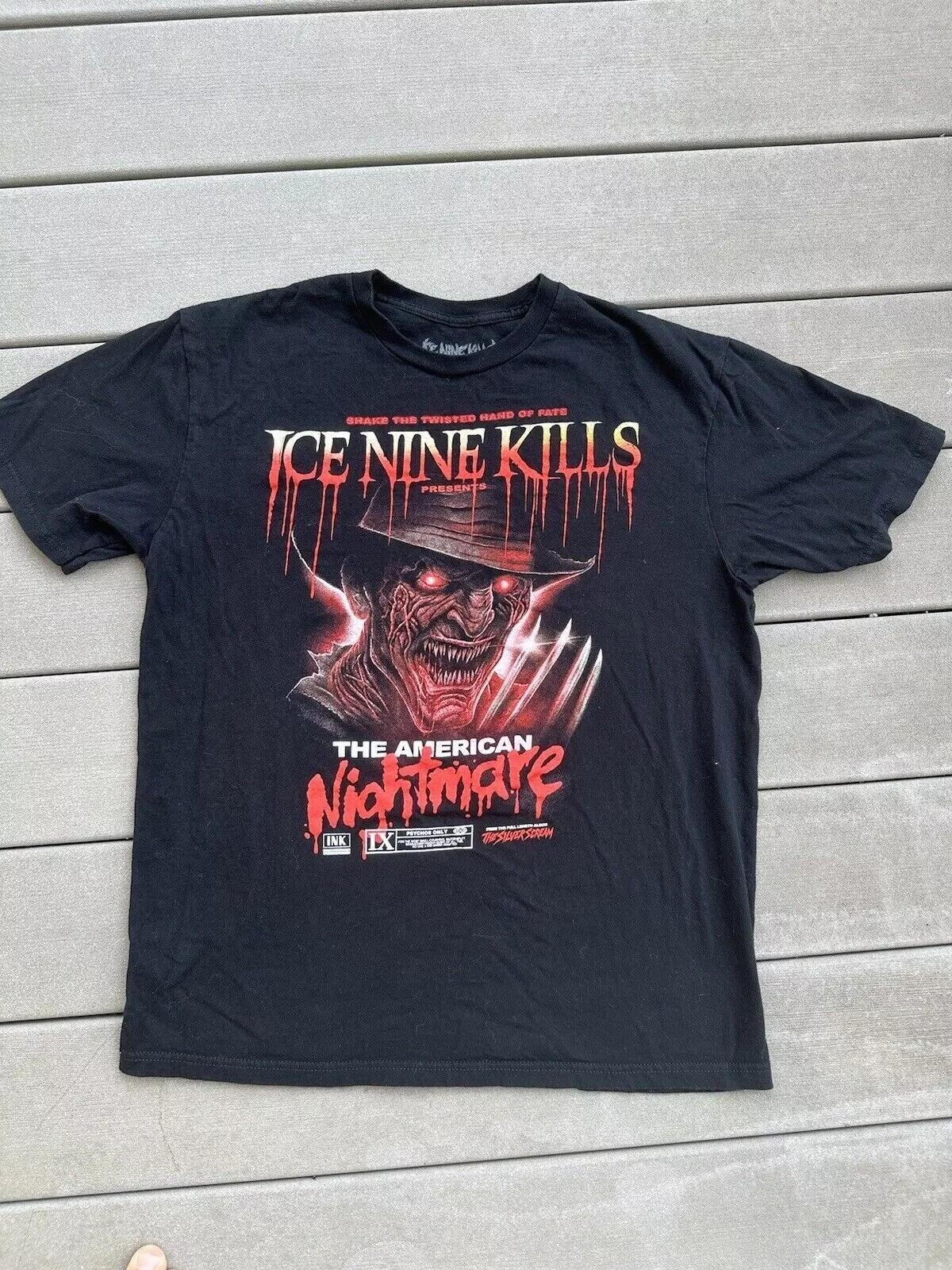 Ice NineIce Nine Kills The American Nightmare Black Unisex Tshirt Reprint KH6965 S