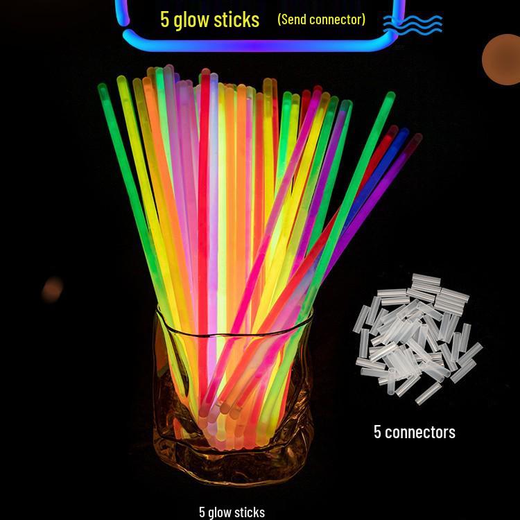 Детские светящиеся браслеты: Красочные одноразовые светящиеся браслеты для вечерних вечеринок