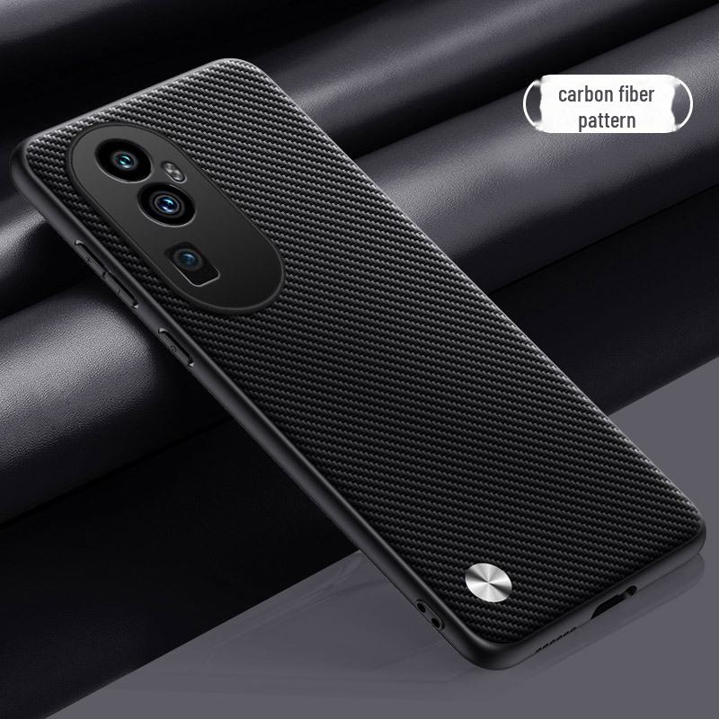 Premium Leather Kevlar Phone Case for Oppo Reno10 - Anti-Fall Protection for Reno9pro & Reno8