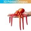 27cm 3D Printed Octopus Movable Joint Toy For Home Office Desk Decor, Ocean Animal Desktop Ornament Fish Tank Decoration Ideal Gifts
