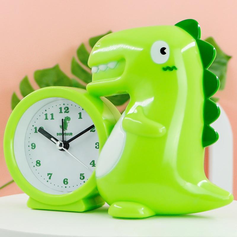 

Children s Cartoon Alarm Clock Cute Multifunctional Creative Sweet Dinosaur Student Simple Desk with Bedroom Bedside Watch