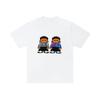 Letter Print Hiphop Street Art Summer Casual Tshirt Unisexs and Womens Luxury Brand Top  New Art