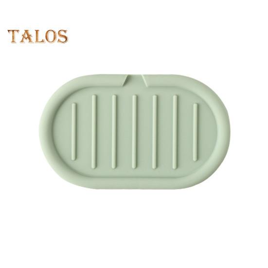 

Держатель мыла с простым автоматическим дренажным дизайном, нескользящий, неплавящийся органайзер для мыла, силиконовая мыльница для кухни, ванной комнаты, мыльница светло-зеленый