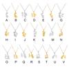Family Themed Necklace Solid Color Plated Replacement Unfading Decorative Hanging Choker Pendant Jewelry Birthday Gift