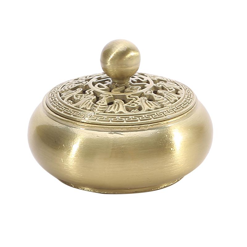 

Ретро Медный Подсвечник Для Благовоний Подставка Для Благовоний С Крышкой Двенадцать Знаков Китайского Зодиака Резьба Кадильница Настольное Украшение золотой