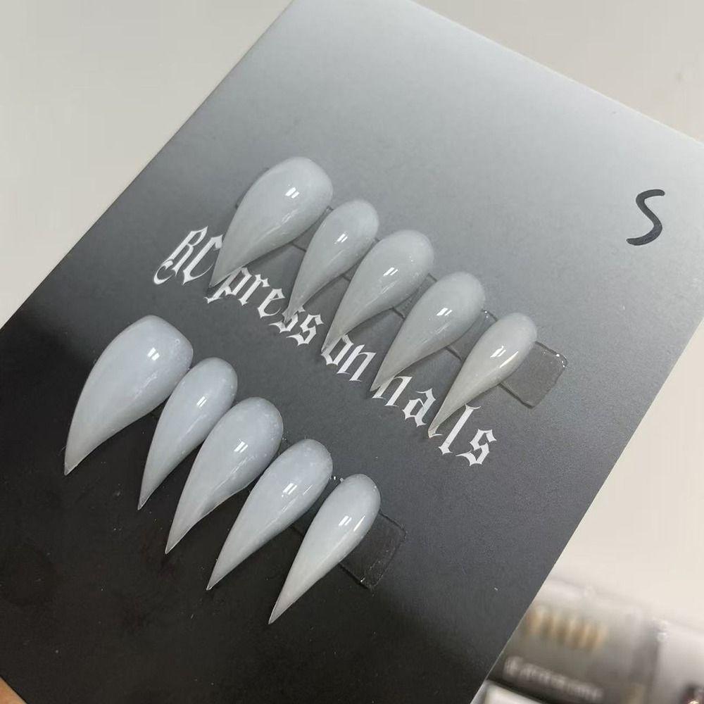 10PCS Finished Nail Art Handmade Dragon Armor Press On Eagle And Cat Claw False Nails DIY Claw Beast Armor Full Nail Tips