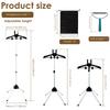 Steamer Stand Adjustable Clothes Steamer Rack Telescopic Foldable Standing Garment Hanger Easy To Install for Steaming Clothes