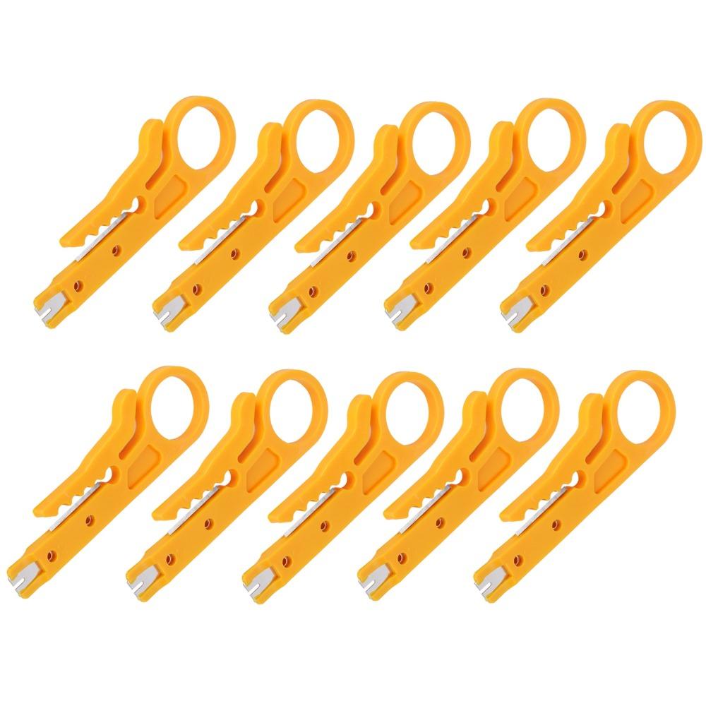 10Pcs Mini Crimping Pliers Multifunctional Cable Tool Complete Kit Network Tool  Cable Repair