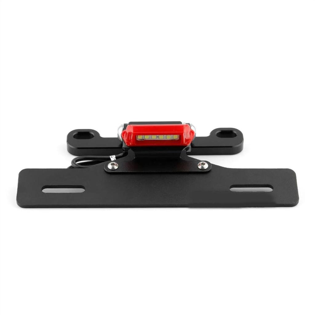 License Plate Holder Suzuki Hayabusa GSX1300R 2008-2020 Motorcycle Tail Frame Bracket License Plate Holder License Plate Holder (Color: Black)