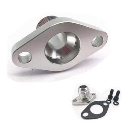 Príruby adaptéra výpuste oleja pre turbo z kusu pre Garrett T3 T3/T4 T04 T72 T76 T04B T04E -12AN 51mm