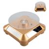 Solar Powered LED Electric Rotating Turntable Display Stand for Jewelry Phone