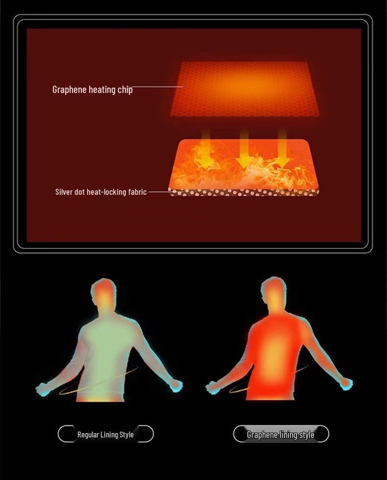 Męska bluza z kapturem polarowa 788 na zimę, do użytku zewnętrznego: Kardigan z grafenu, pogrubiony aksamit, luźny krój