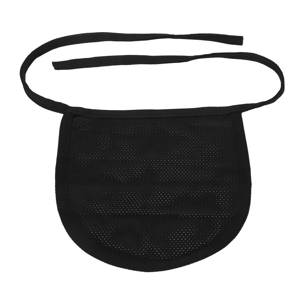 Single Layer Tracheostomy Guard Neck Stoma Cover Pure Cotton Full Throat Trachea Protector Black