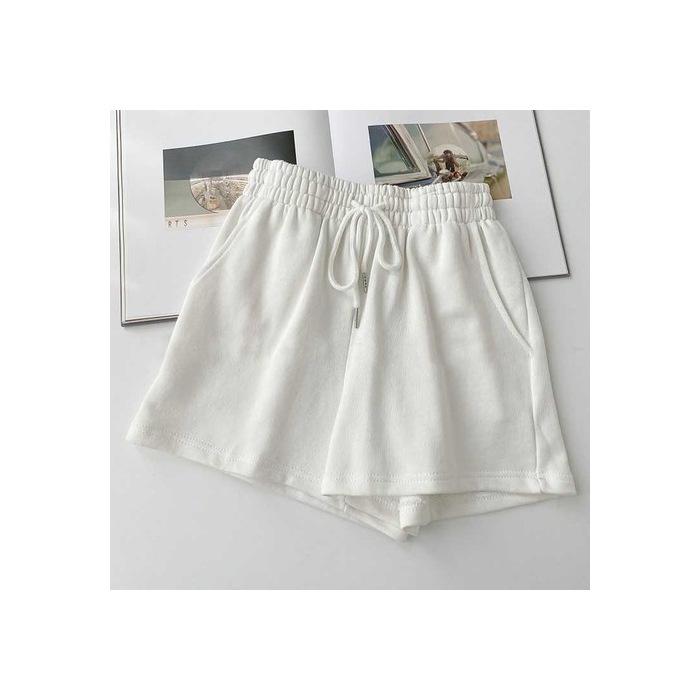 Women's Summer High Waist Loose Straight-Leg Slimming Casual Shorts