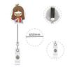 Name Card Clips Nurse Badge Holder Easy Pull Buckle ID Card Holder Retractable Badge Reel  Name Tag
