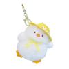 Plush Animal Keychain With Straw Hat For Girls Perfect As Bag Decor Gift