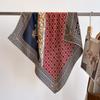 Mi Ling Vintage Square Silk Blend Scarf