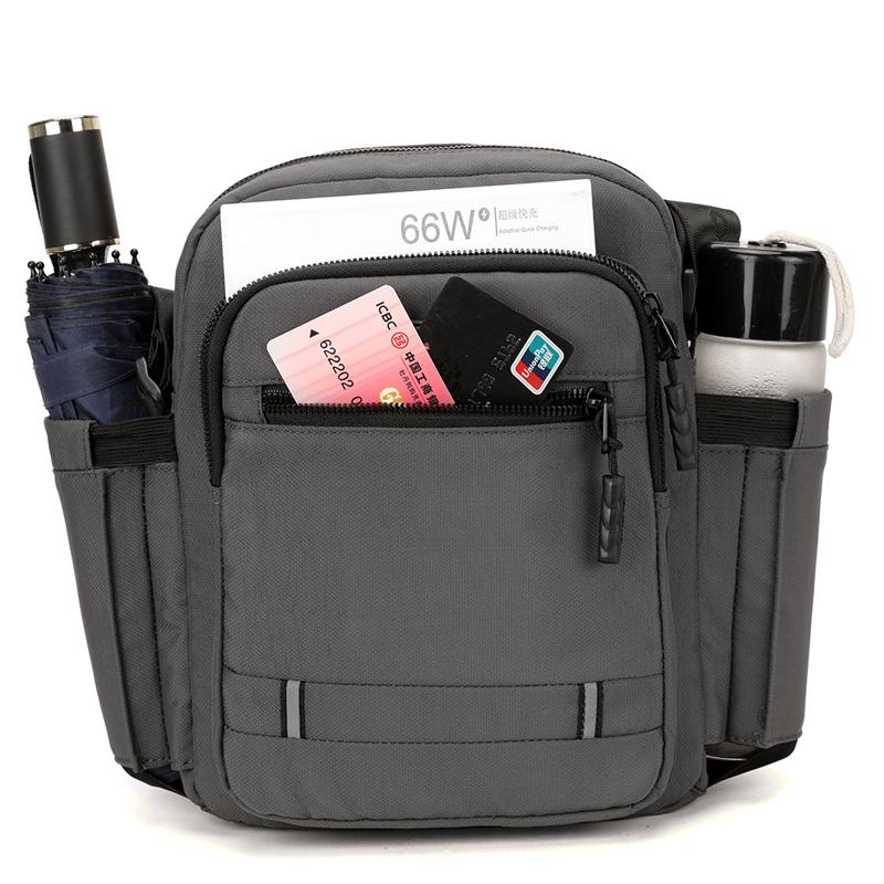 Herren Multifunktionale Outdoor Umhängetasche Mehrschichtige Crossbody Tasche