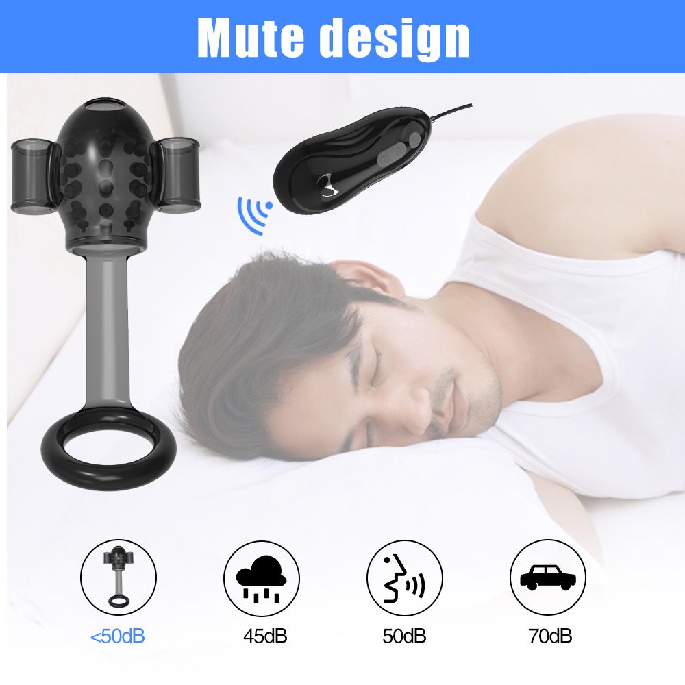 12 Speed Vibration Male Vibrators Masturbator Delay Ejaculation Powerful Glans Trainer Penis Massager Stimulator Sex Toy for Men